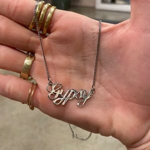 Spell and the gypsy collective nameplate necklace